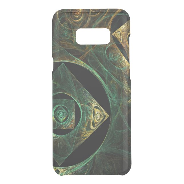 Magical Vibrations Abstract Fractal Art Design Uncommon Samsung Galaxy Case (Back)