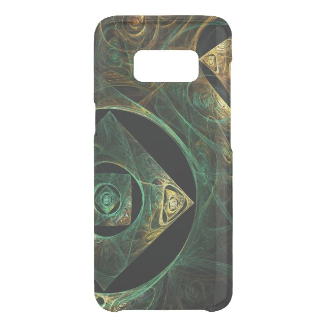 Magical Vibrations Abstract Fractal Art Design Uncommon Samsung Galaxy Case (Back)