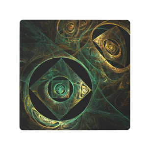 Magical Vibrations Abstract Metal Wall Art