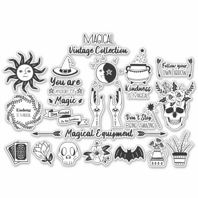 Magical Vintage Collection Sticker (Front)