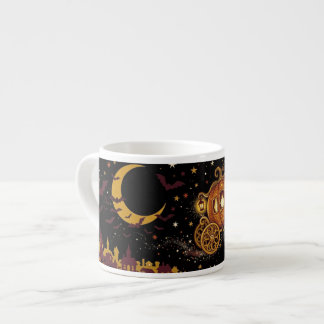 Magical Vintage Halloween Banner Espresso Cup