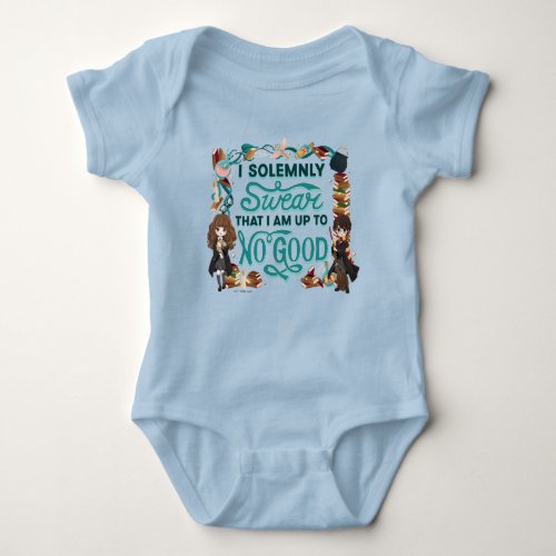 Magical Watercolor I Solemnly Swear Baby Bodysuit