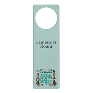 Magical Watercolor "I Solemnly Swear" Door Hanger