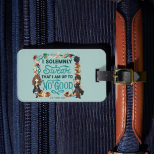 Magical Watercolor "I Solemnly Swear" Luggage Tag