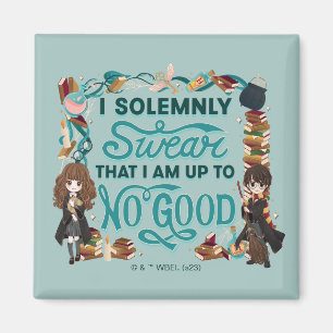 Magical Watercolor "I Solemnly Swear" Magnet