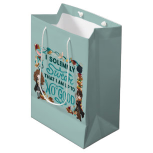 Magical Watercolor "I Solemnly Swear" Medium Gift Bag