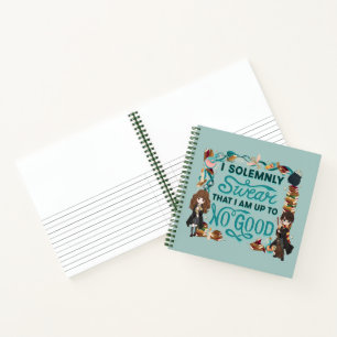Magical Watercolor "I Solemnly Swear" Notebook