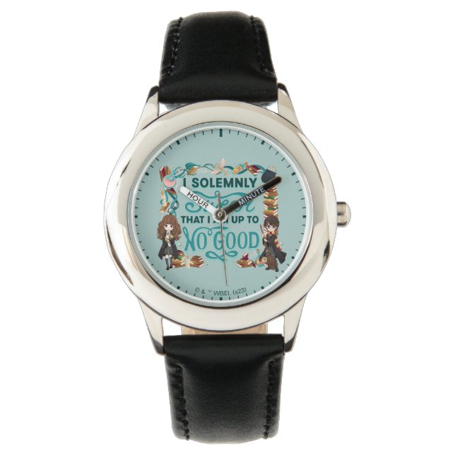 Magical Watercolor "I Solemnly Swear" Watch (Front)