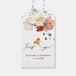 Magical Watercolor Wildflower Garden Thank You Gift Tags