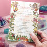 Magical Whimsical Enchanted Forest Fairy & Ladybug Invitation