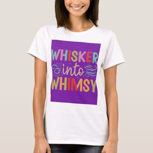 Magical Whiskers A Journey into Whimsy T_Shirt
