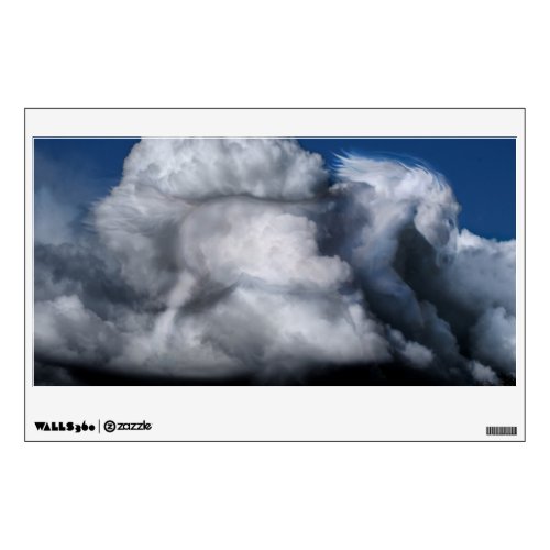 Magical Wild Horse in Clouds Equine_lover Photo Wall Sticker