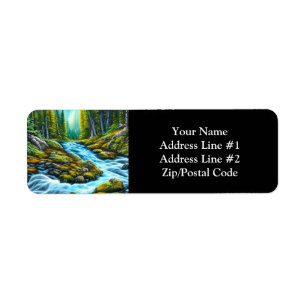 Magical Wilderness Bubbling Brook Label