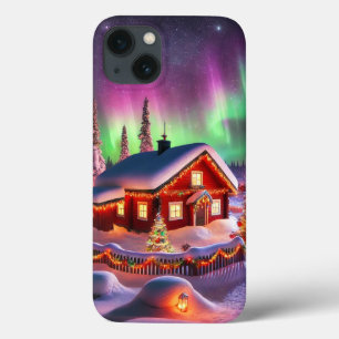 Magical Winter Wonderland: Santa's Village iPhone 13 Case
