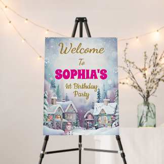 Magical Winter World Foam Board