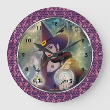 Magical Witch Art Wall Clock by xgdesignsnyc at Zazzle
