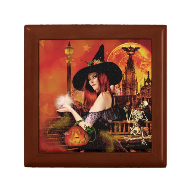 Magical Witch Keepsake Jewelry Box (Front)