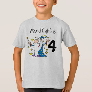 Magical Wizard Customizable Birthday T-shirt