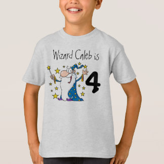 Magical Wizard Customizable Birthday T-shirt