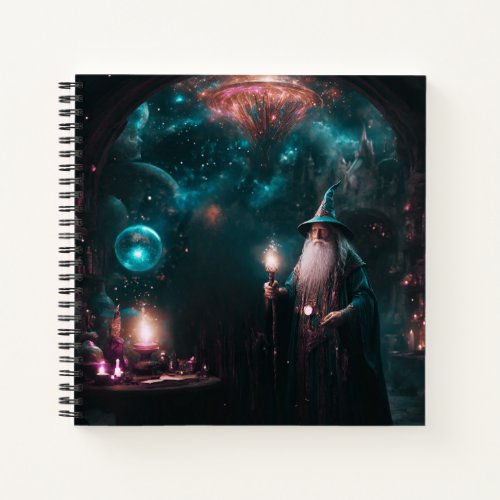 Magical Wizard Hard Cover Journal
