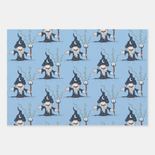 Magical Wizard Wrapping Paper Sheets
