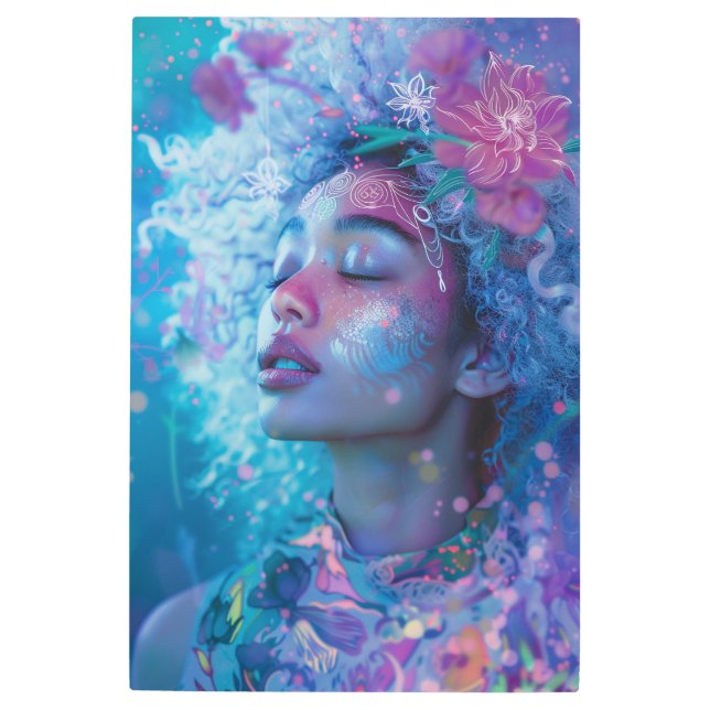 *~* Magical Woman CLOSE UP SC4 Esoteric Metal Print (Front)