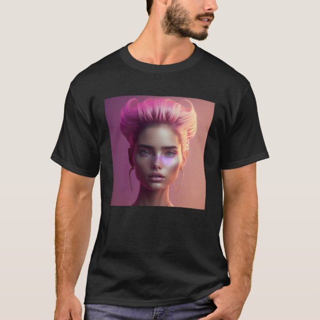 Magical Woman Witch Witchcraft Sorceress Fantasy W T-Shirt (Front)