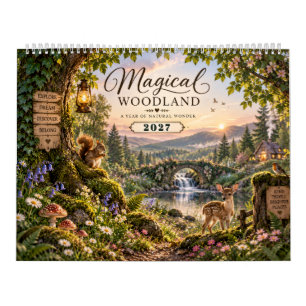 Magical Woodland Enchanted Forest Calendar