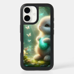 Magical Woodland Forest Bunny Egg iPhone 16 Case