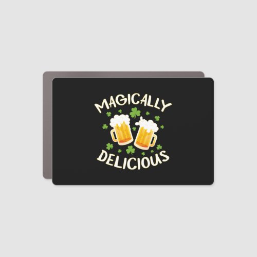 Magically Delicious Beer Drinking Irish Team St Car Magnet