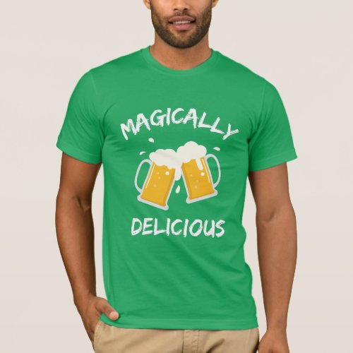 Magically Delicious Beer Mugs St Patricks Day T_Shirt