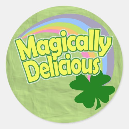 Magically Delicious Classic Round Sticker