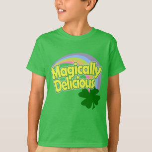 Magically Delicious Pastel Rainbow St Patricks Day T-Shirt