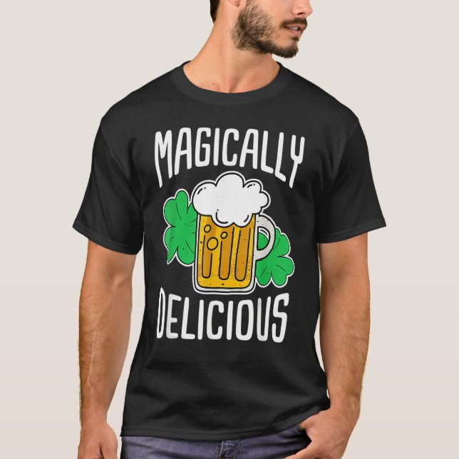 Magically Delicious St Patrick's Day T-Shirt (Front)