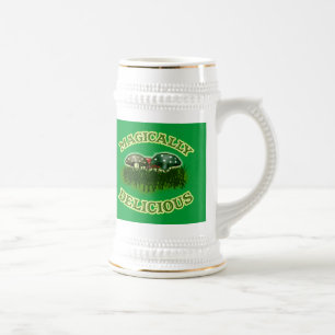 Magically Delicious with Mushrooms Beer Stein