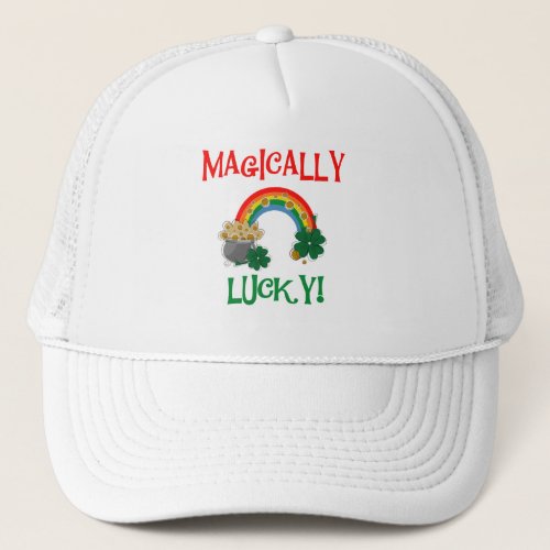 Magically Lucky T_shirts and Gifts Trucker Hat