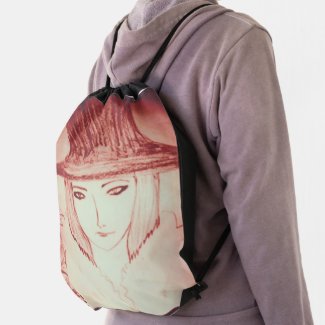 magican girl know how to sing manga anime  drawstring bag