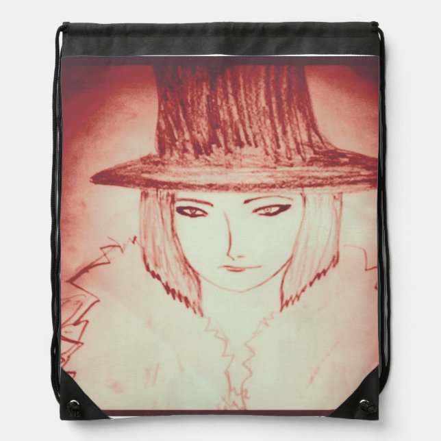 magican girl know how to sing manga anime  drawstring bag (Front)