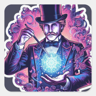 Magician-22 Square Sticker