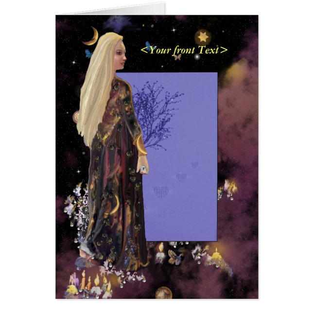 Magician Among Crystals, template! Cards (Front)
