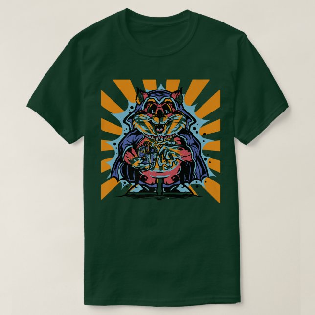 Magician Animal Fo Premium  T-Shirt (Design Front)
