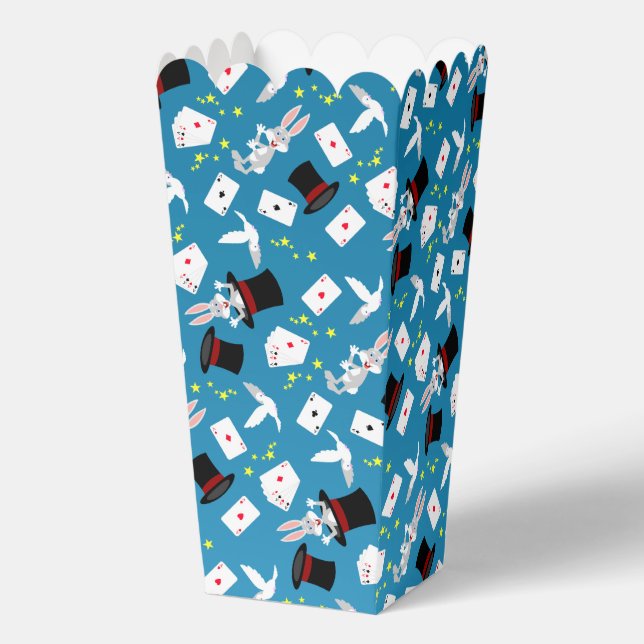Magician Boy Show Birthday Party Favor Boxes (Front)