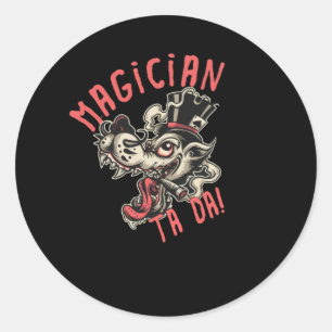 Magician Classic Round Sticker