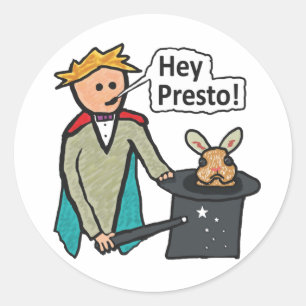 Magician Classic Round Sticker