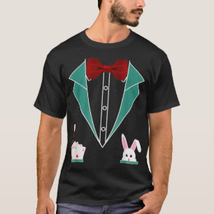Magician Costume Funny Tuedo T-Shirt