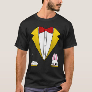 Magician Costume Shirt Funny Tuxedo Shirt For Kids