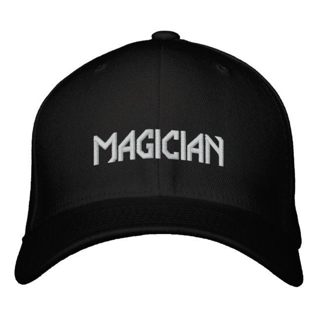 MAGICIAN EMBROIDERED BASEBALL HAT (Front)