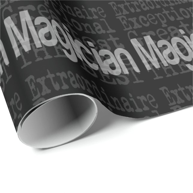 Magician Extraordinaire Wrapping Paper (Roll Corner)