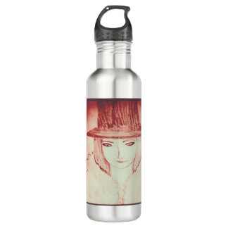 magician girl know how to sing manga anime stainless steel water bottle