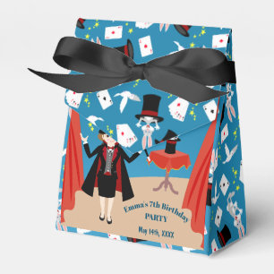 Magician Girl Show Birthday Party Favor Boxes